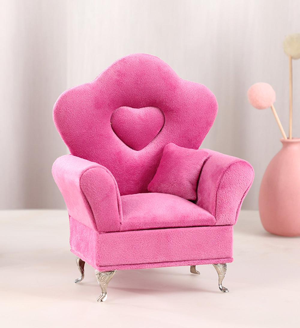 Jewelry Box velvet lovely mini sofa