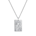 S925 Sterling Silver Sun Necklace