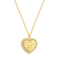 S925 Sterling Silver Heart Necklace for Women